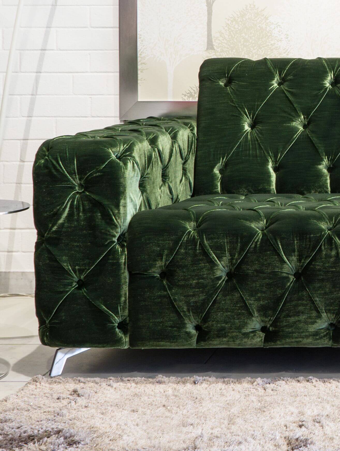 Classic Deluxe chesterfield bőr fotel