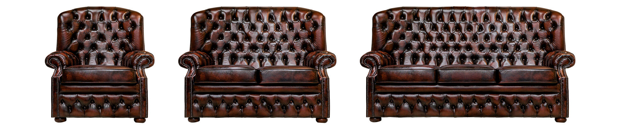 Classic Deluxe chesterfield kanapé