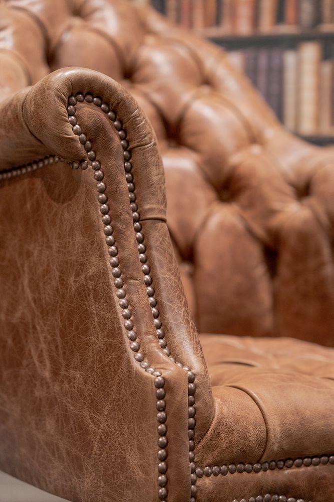 Classic Deluxe chesterfield kanapé karfa