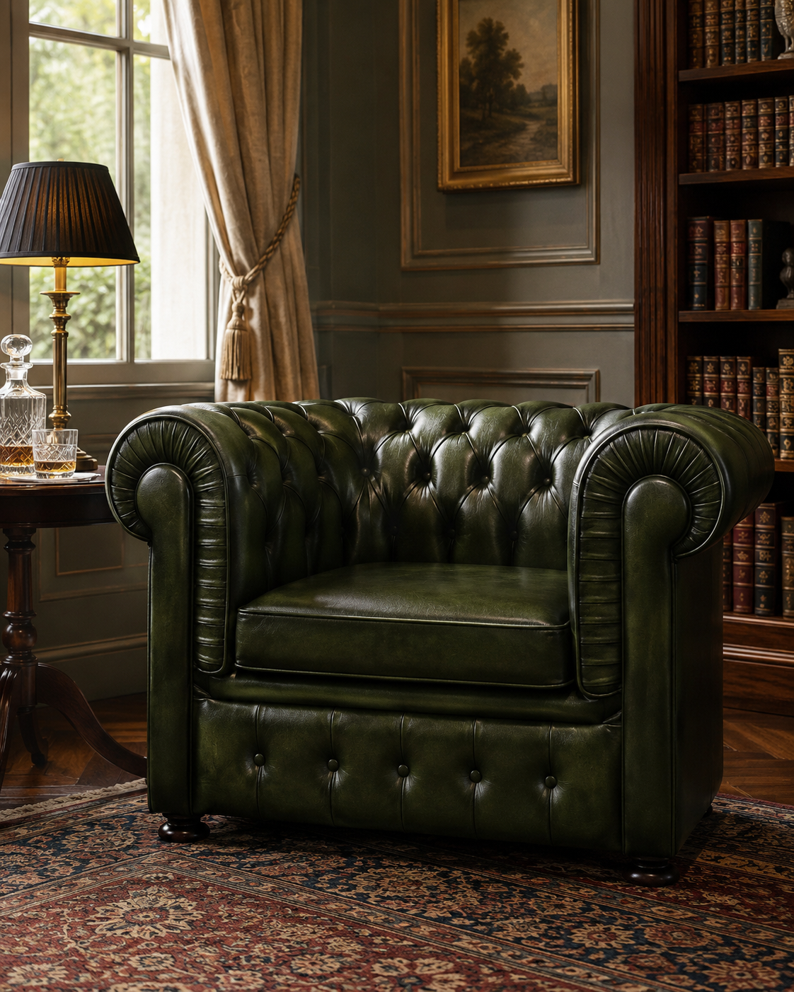 Classic Deluxe chesterfield kanapé