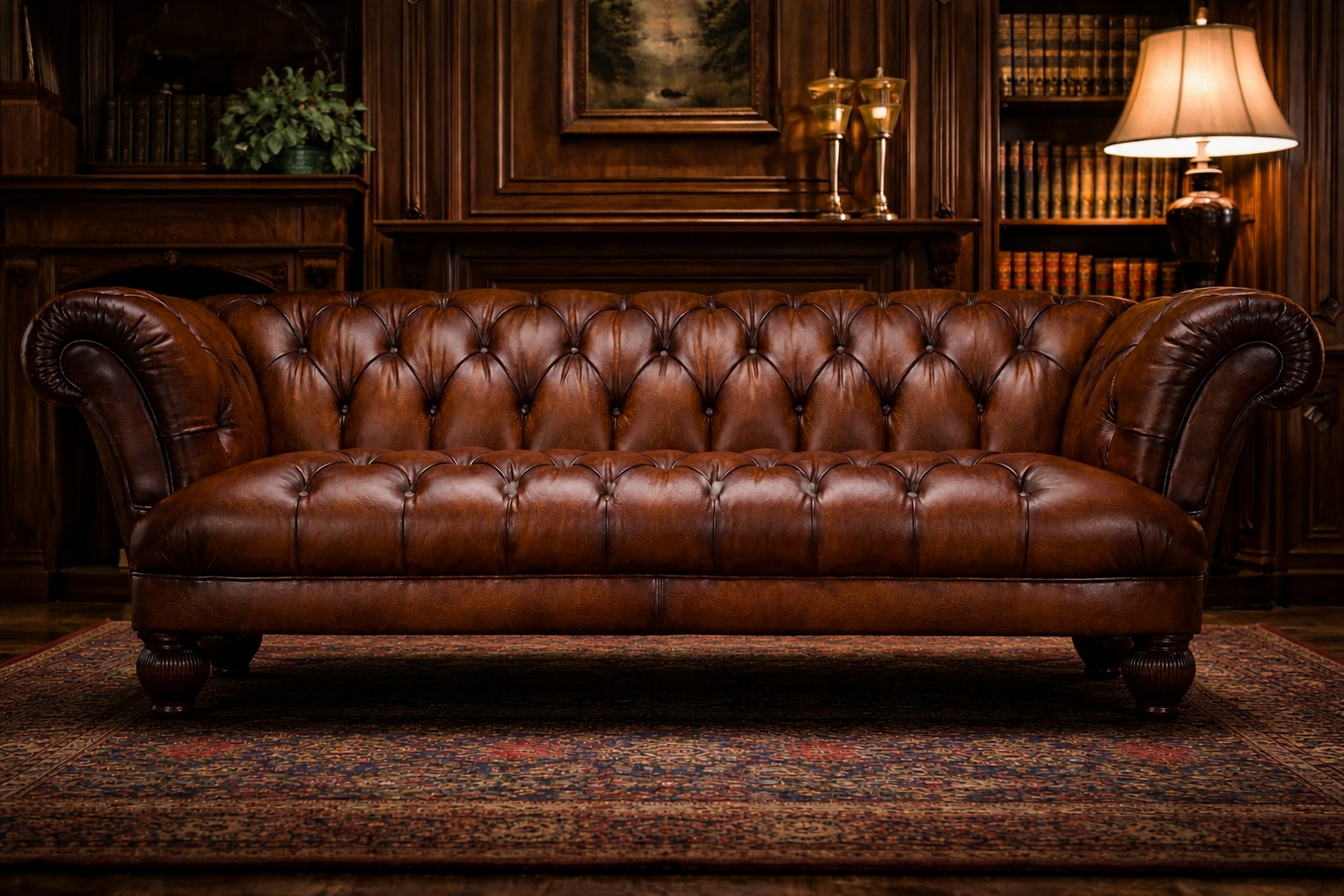 Classic Deluxe chesterfield kanapé